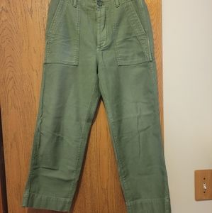 High Rise Straight Crop